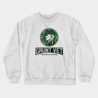 Grunt Vet / Army Veteran / America / Military / Army Crewneck Sweatshirt